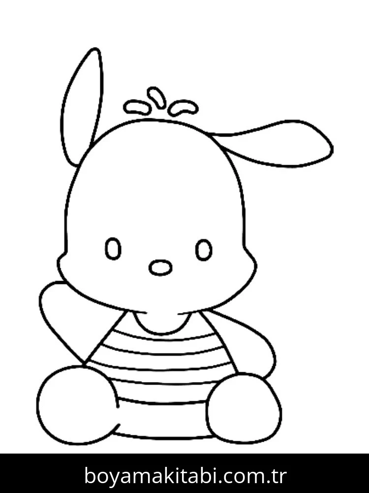 Pochacco boyama sayfası – PDF indir, sevimli karakter