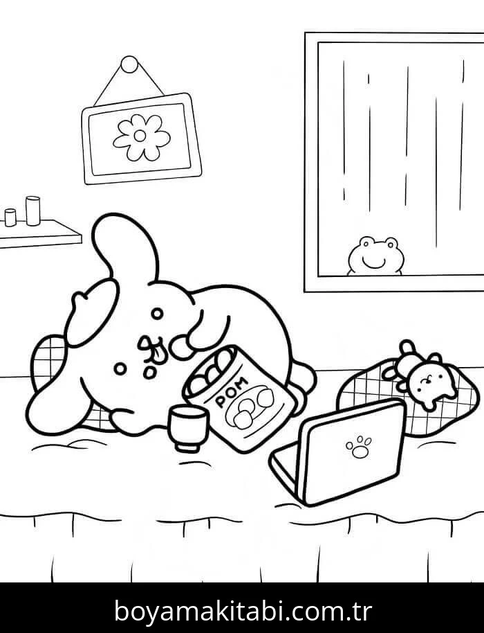 Pompompurin Boyama