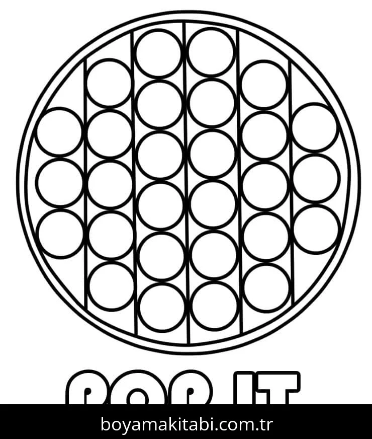 Pop It Boyama