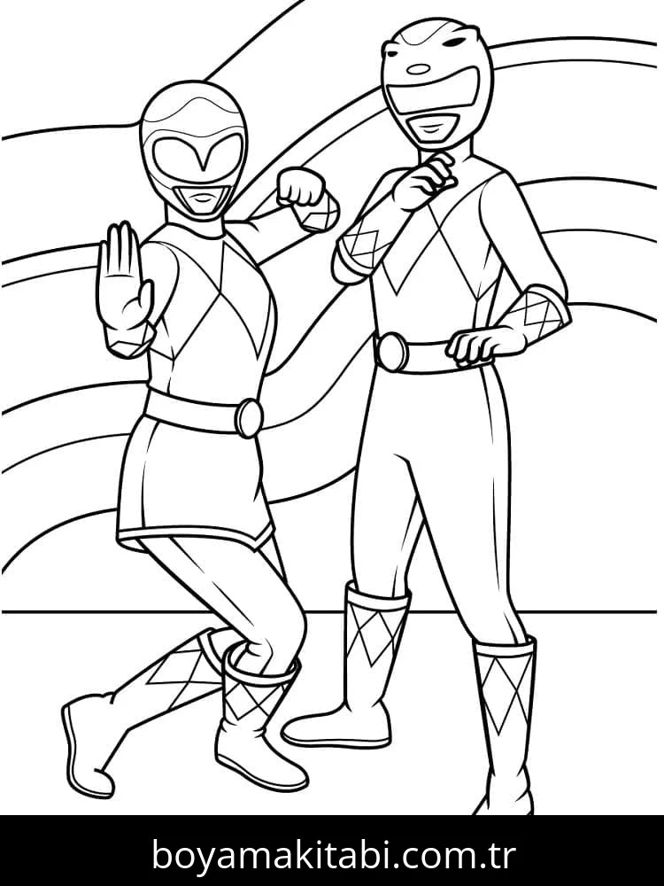 Power Rangers Boyama