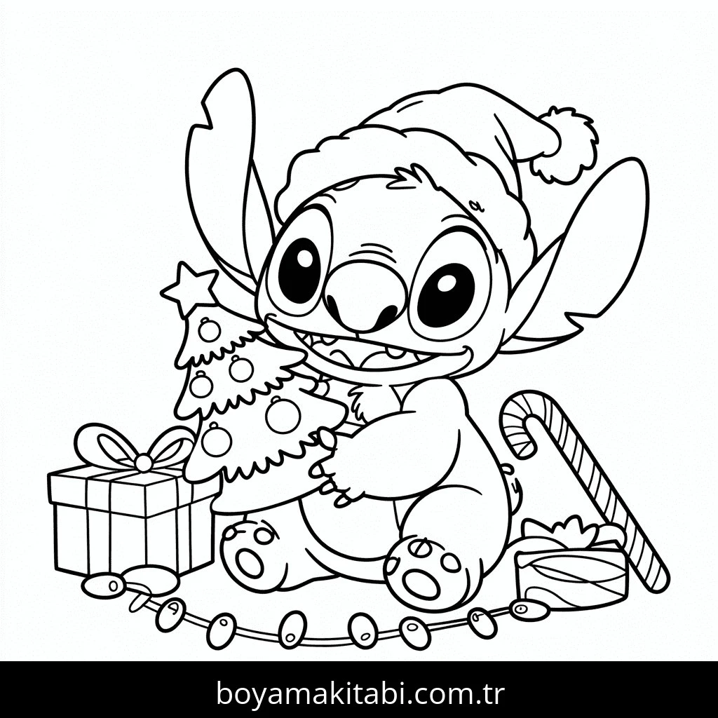 Lilo boyama sayfası – el becerilerini geliştirir, boyama çalışması