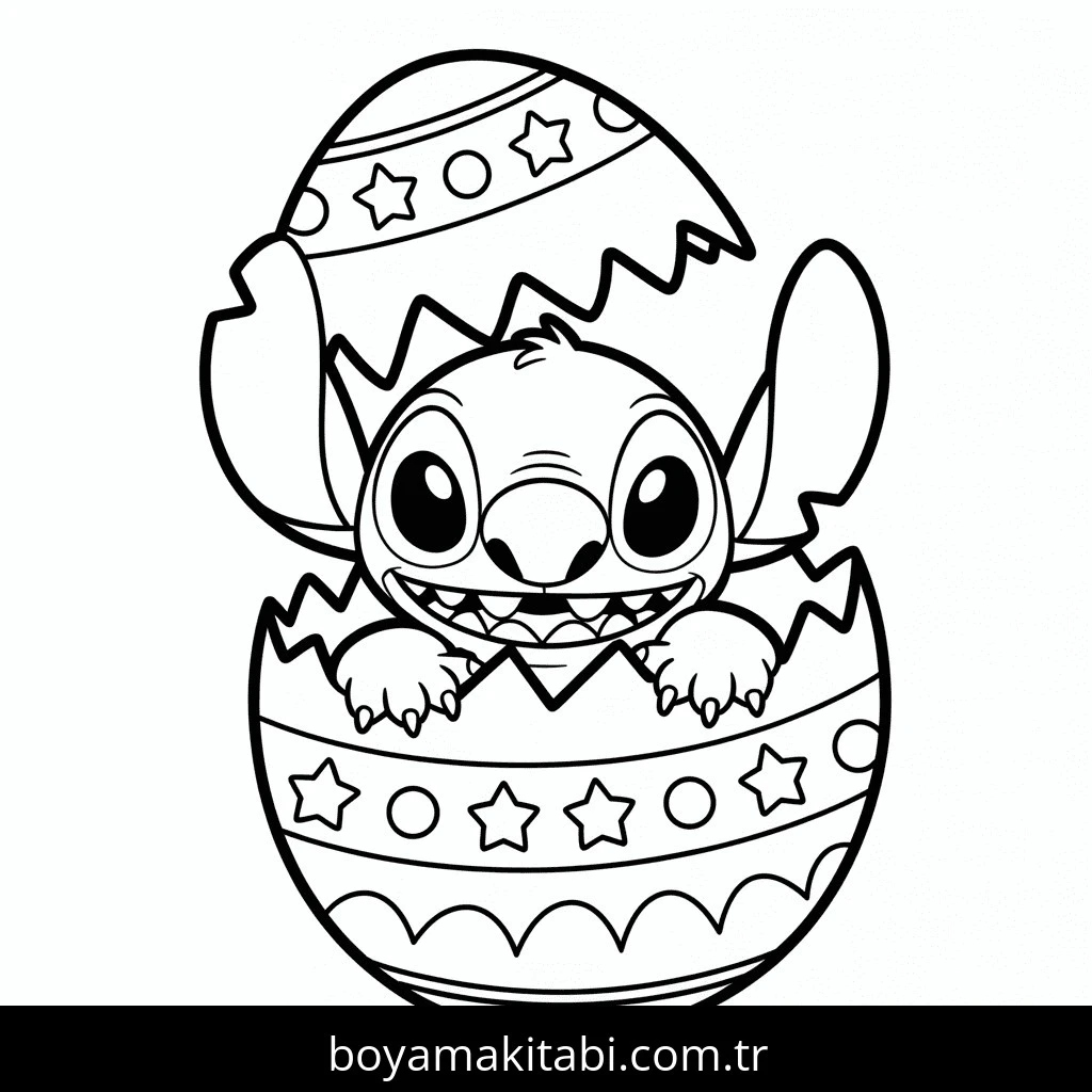 Lilo boyama sayfası – eğitici aktivite, yaratıcılık