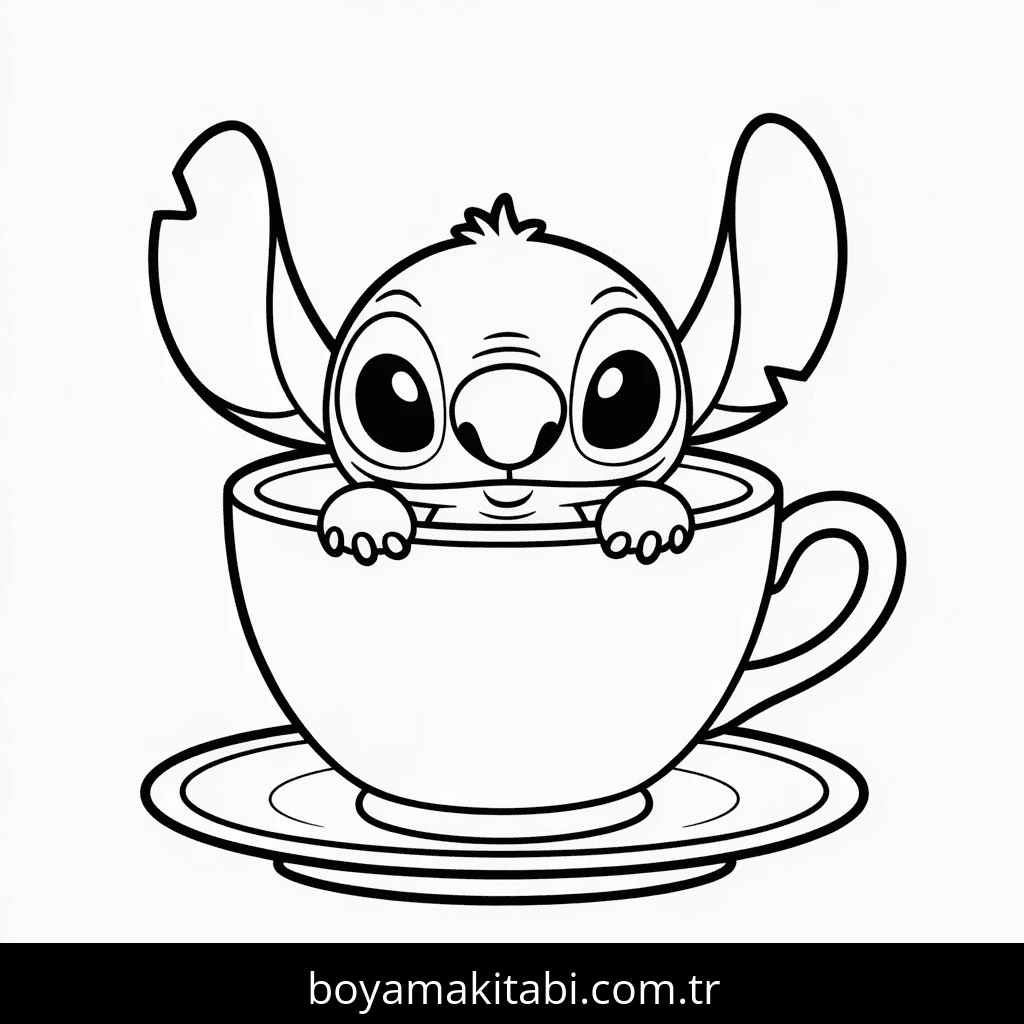 Lilo boyama sayfası – keyifli zaman, renkli çizimler