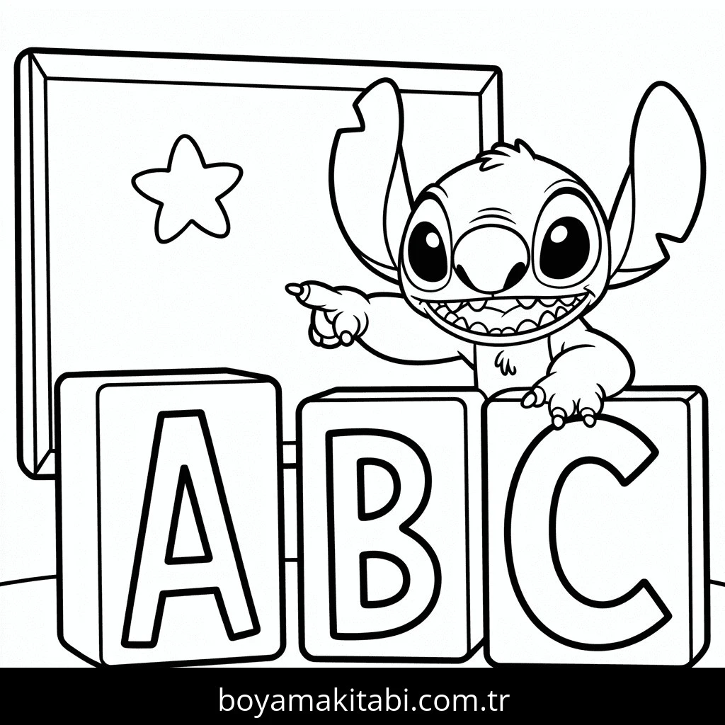 Lilo boyama sayfası – yaratıcılığı geliştirir, keyifli zaman