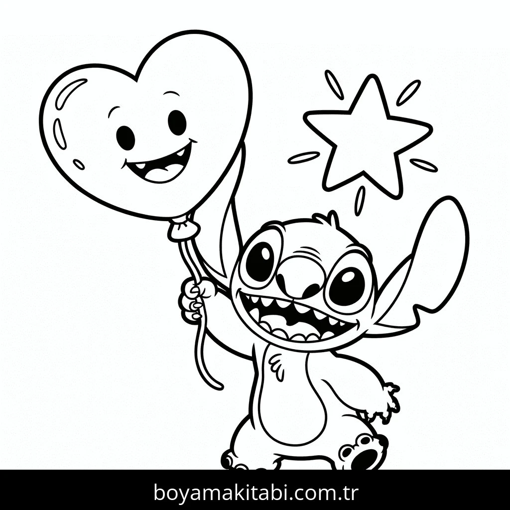 Lilo boyama sayfası – boyama çalışması, yaratıcılığı geliştirir