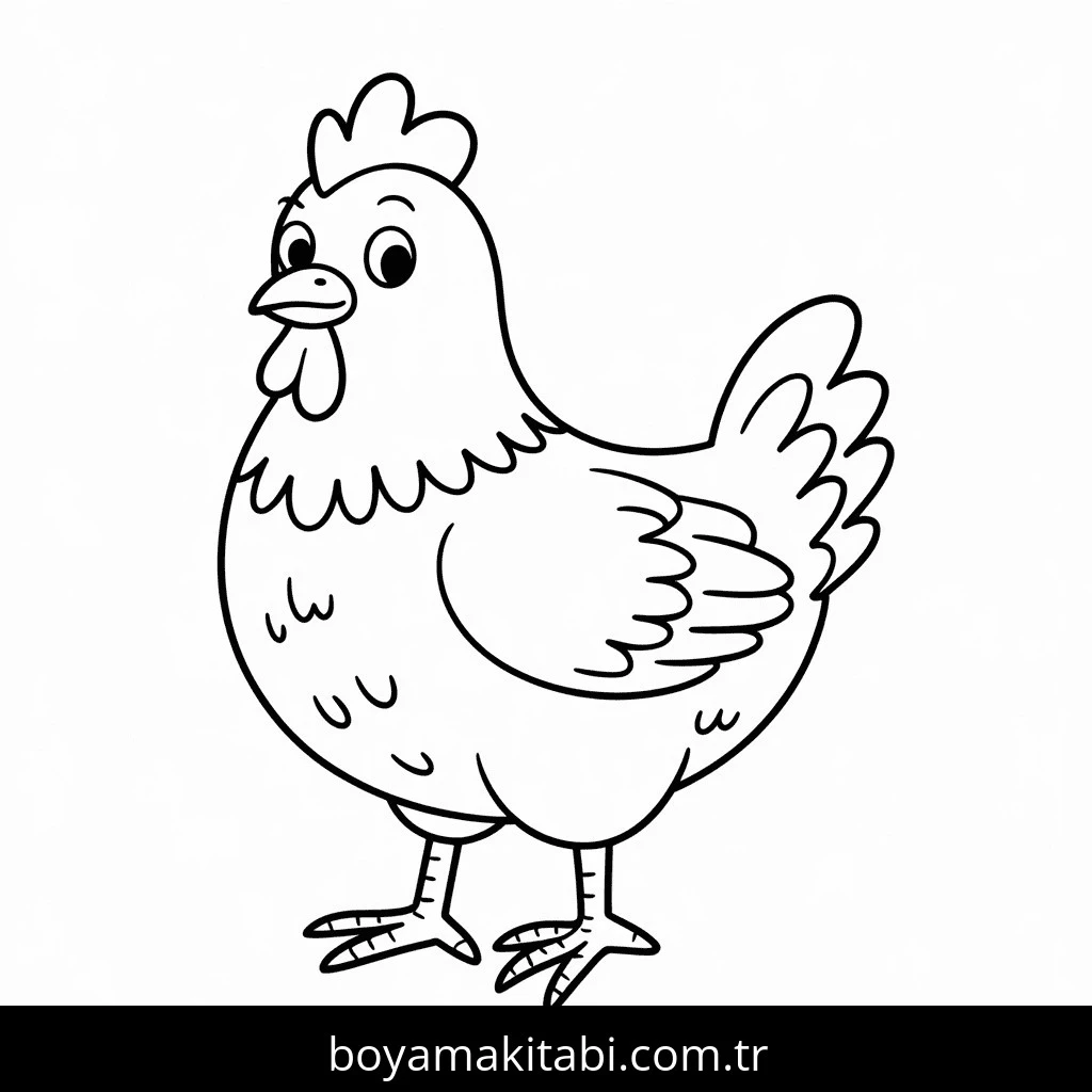 Tavuklar Boyama