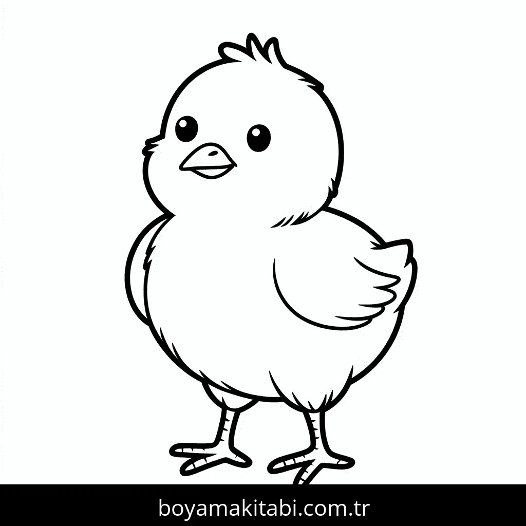 Tavuklar boyama sayfası – çocuk aktivitesi, PDF indir