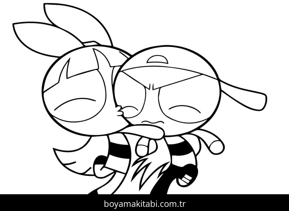 Powerpuff Girls boyama sayfası #24 – boyama etkinliği, çocuk aktivitesi