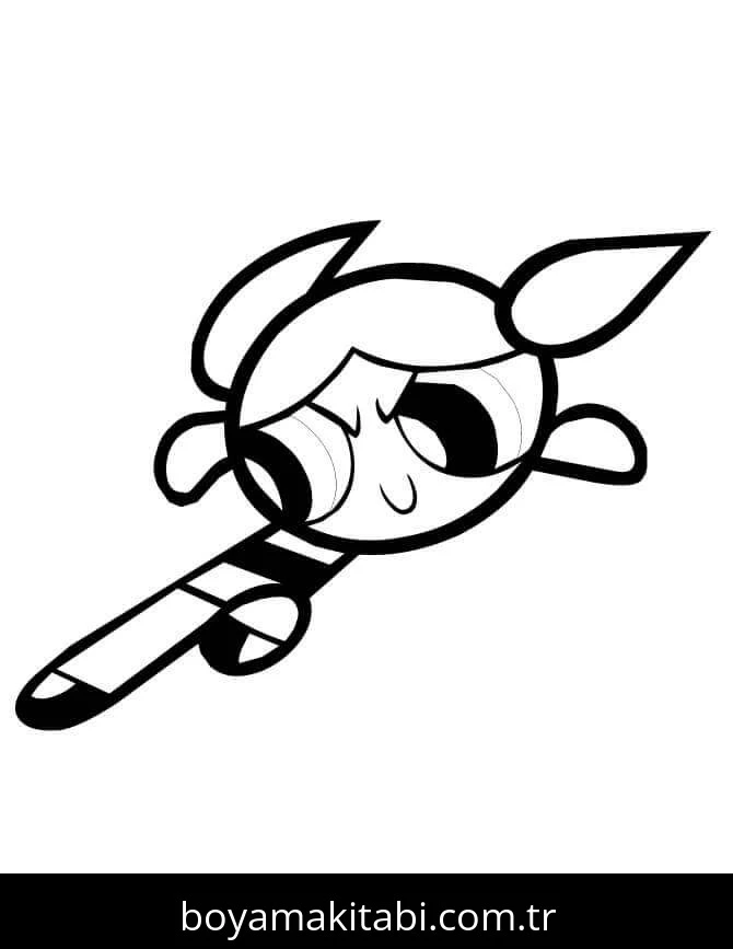 Powerpuff Girls boyama sayfası #29 – keyifli zaman, renkli çizimler