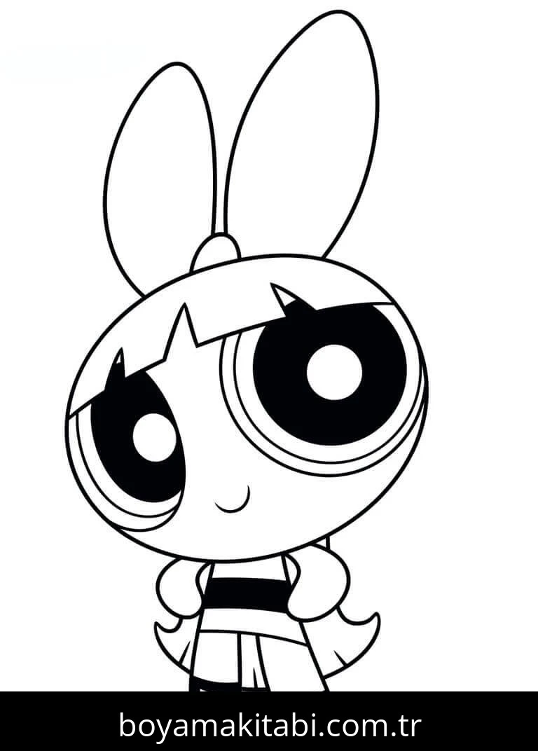 Powerpuff Girls boyama sayfası #30 – evde etkinlik, anaokulu etkinliği