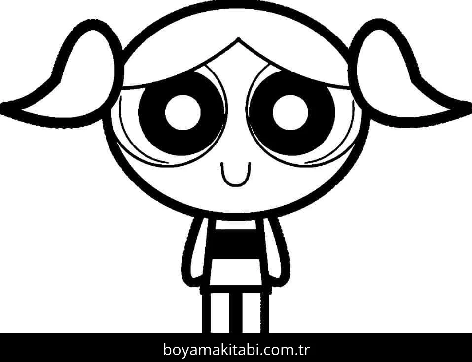 Powerpuff Girls boyama sayfası #37 – anaokulu etkinliği, motor becerileri destekler