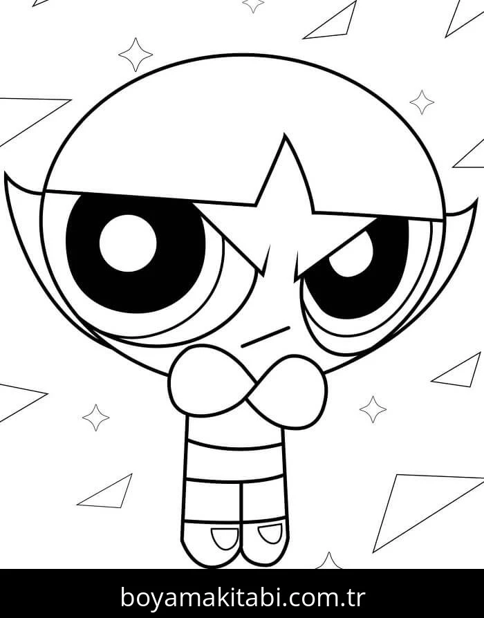 Powerpuff Girls boyama sayfası – boyama etkinliği, çocuk aktivitesi