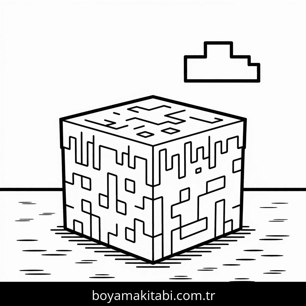 Minecraft boyama sayfası #346 – evde etkinlik, anaokulu etkinliği