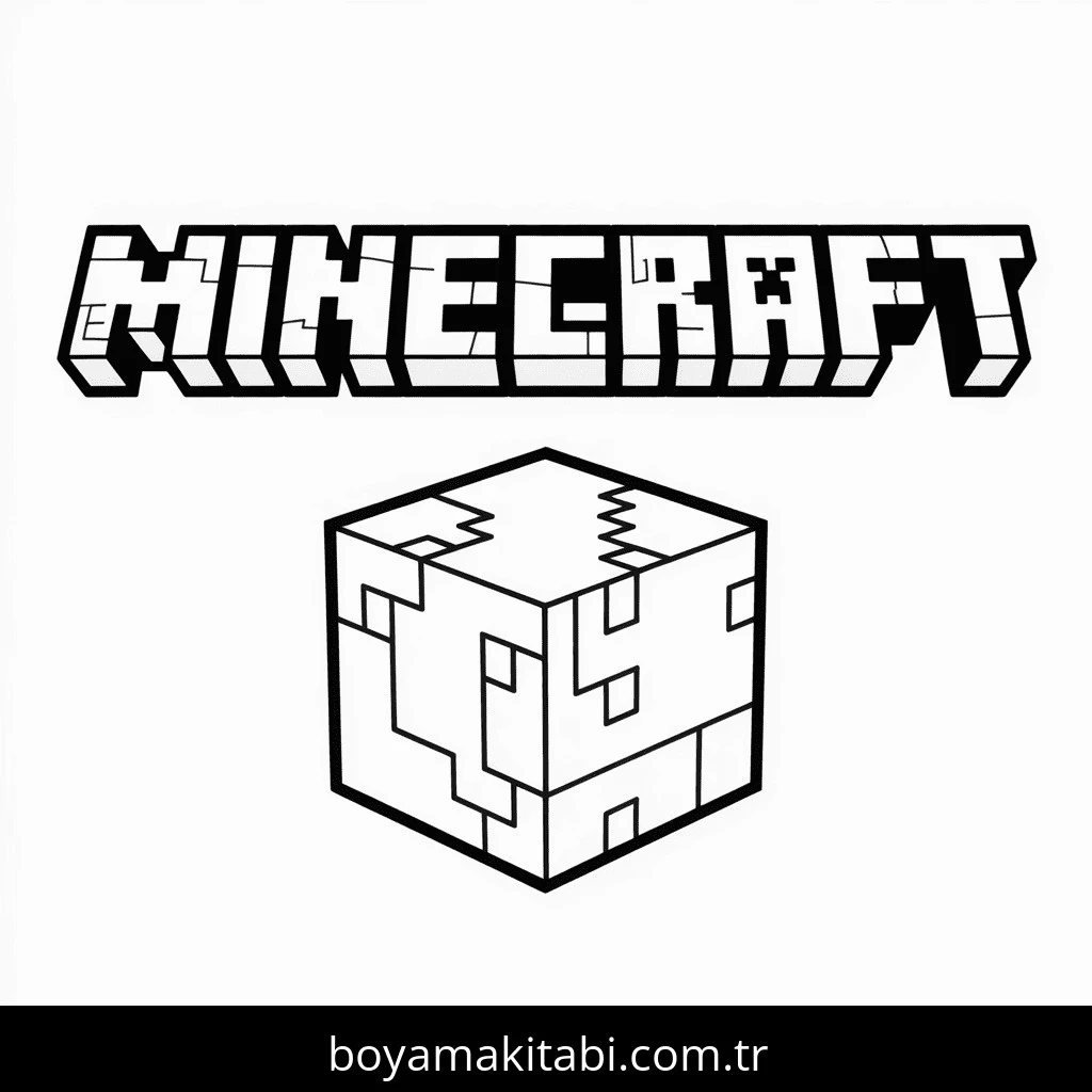 Minecraft boyama sayfası – evde etkinlik, ücretsiz yazdır