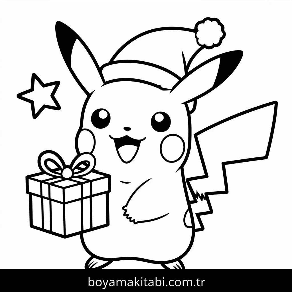 Pikachu boyama sayfası – evde etkinlik, ücretsiz yazdır