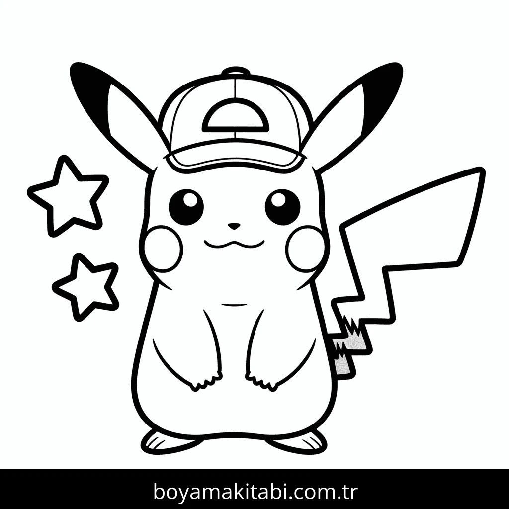 Pikachu Boyama