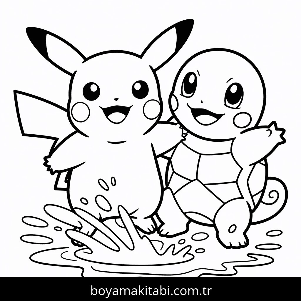 Pikachu Boyama