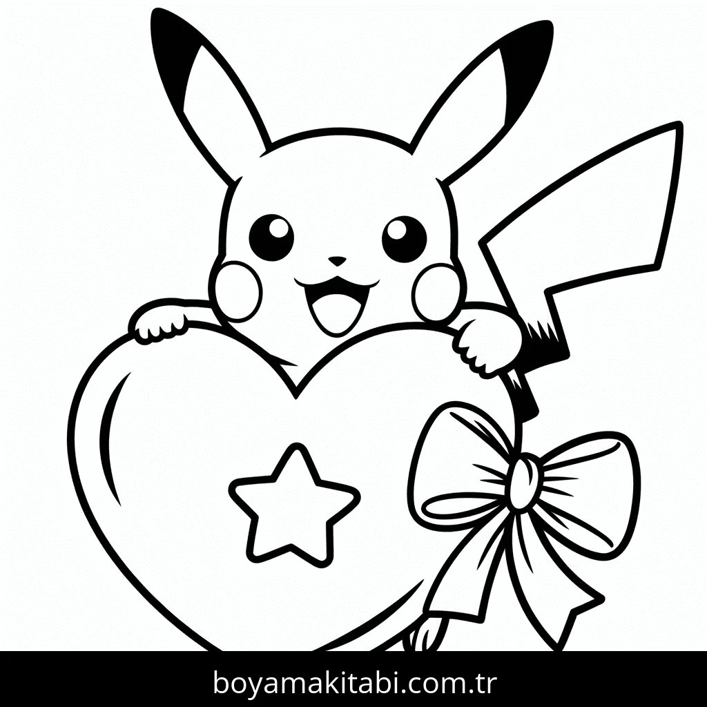 Pikachu Boyama