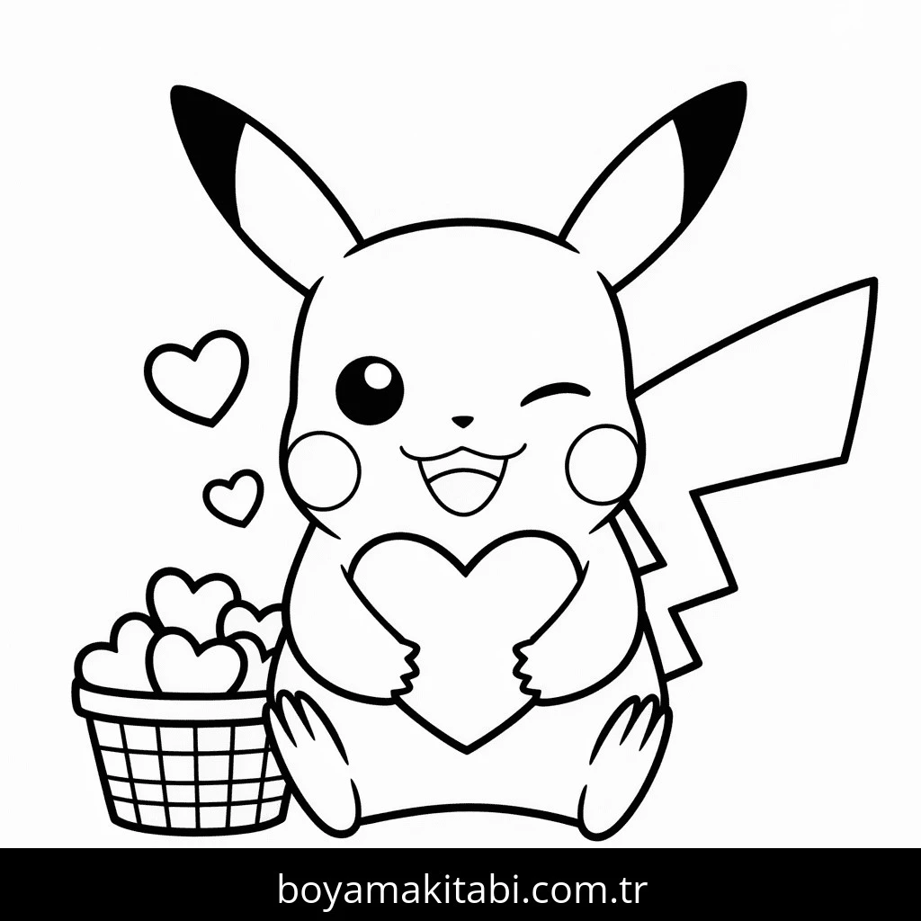 Pikachu Boyama
