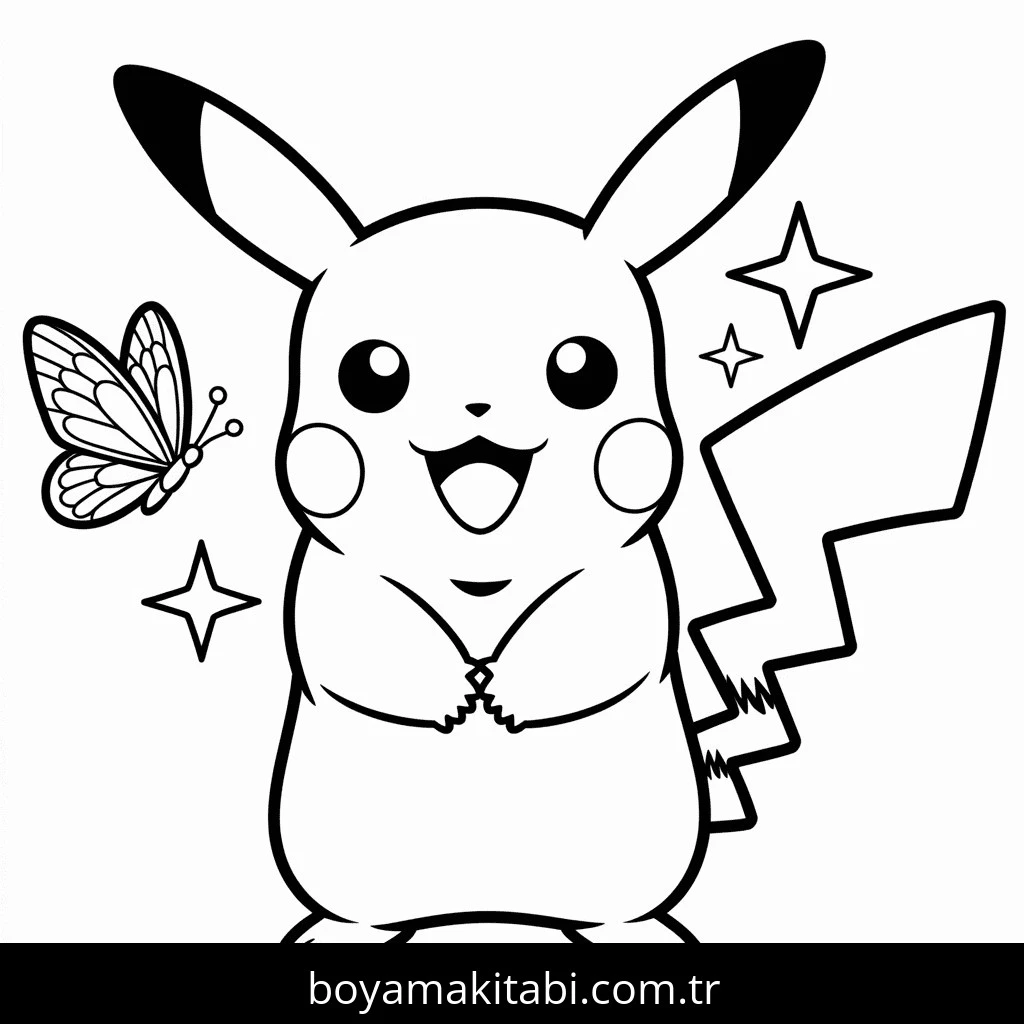 Pikachu Boyama