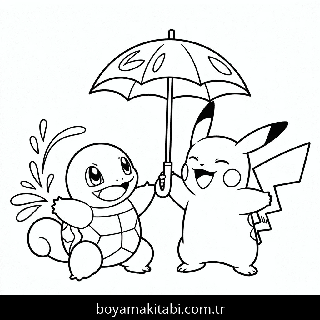 Pikachu Boyama