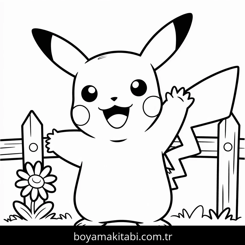 Pikachu Boyama