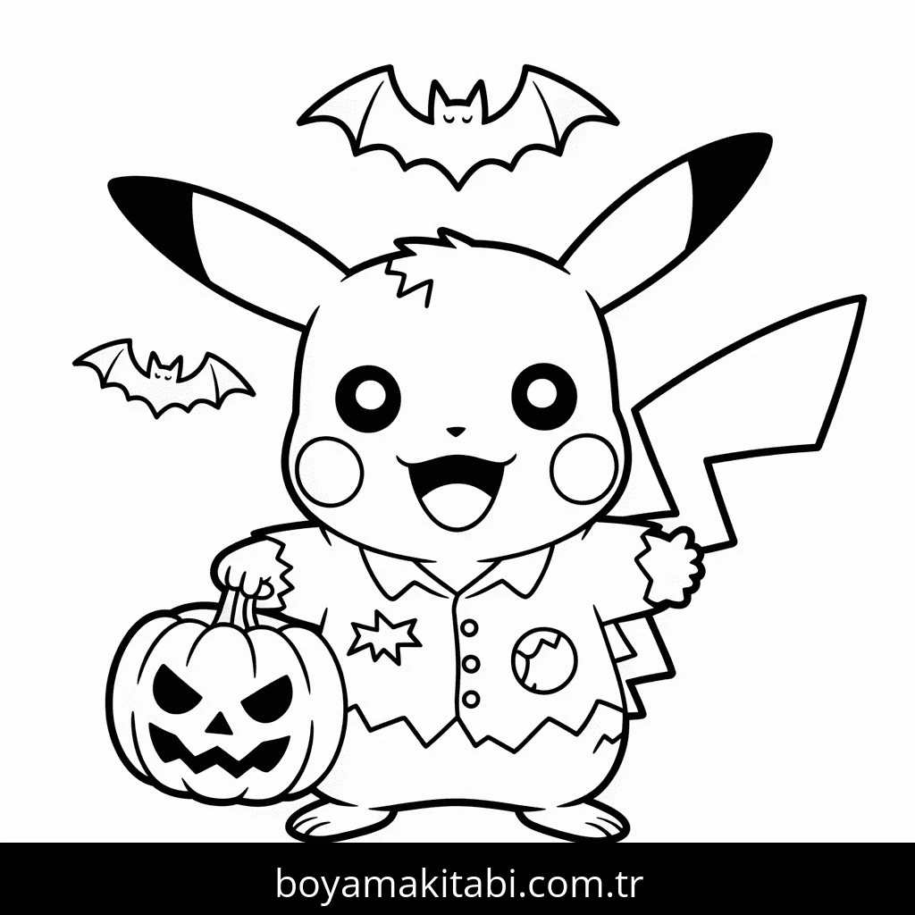 Pikachu Boyama