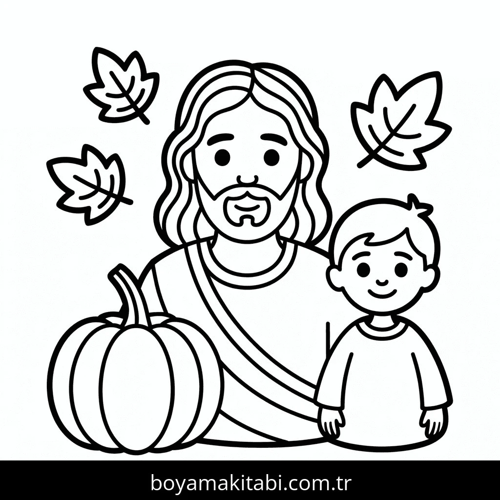 Sonbahar boyama sayfası – ücretsiz yazdır, boyama etkinliği