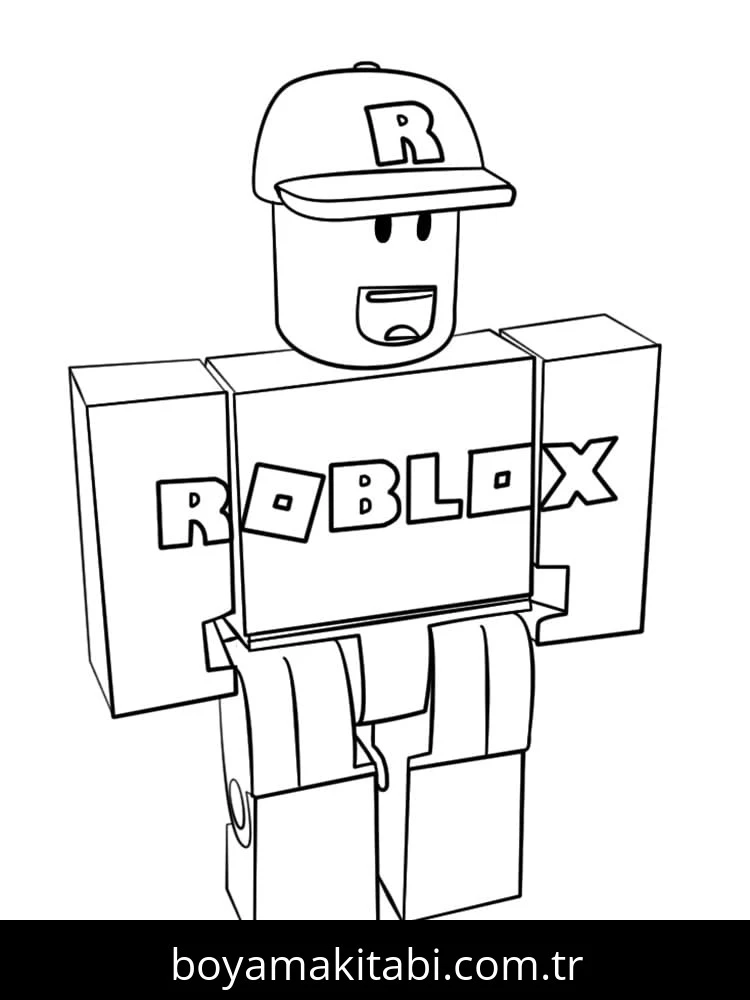 Roblox boyama sayfası – boyama etkinliği, çocuk aktivitesi