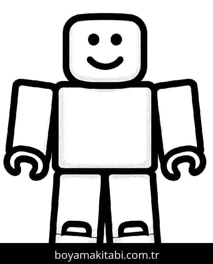 Roblox boyama sayfası – çocuk aktivitesi, PDF indir