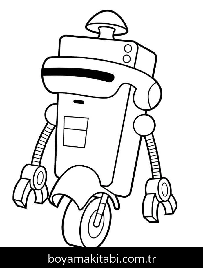 Robot boyama sayfası #96 – ücretsiz yazdır, boyama etkinliği