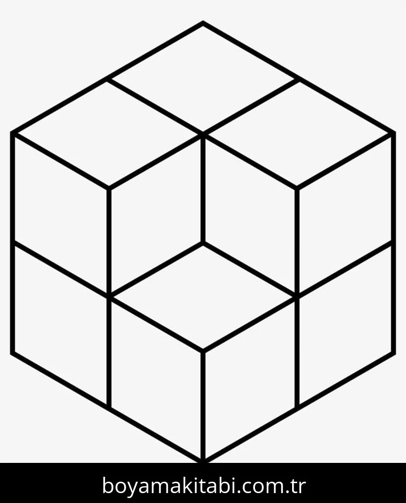 Rubik Boyama