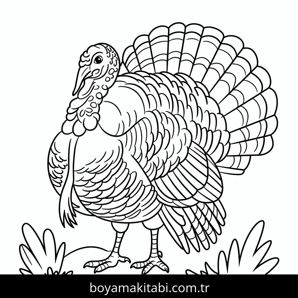 Hindi boyama sayfası – PDF indir, sevimli karakter