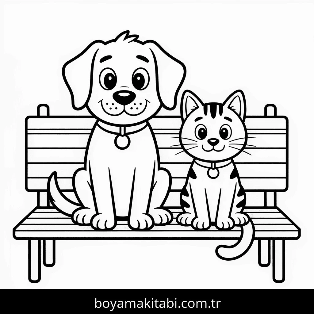 Köpek boyama sayfası #725 – yaratıcılığı geliştirir, keyifli zaman