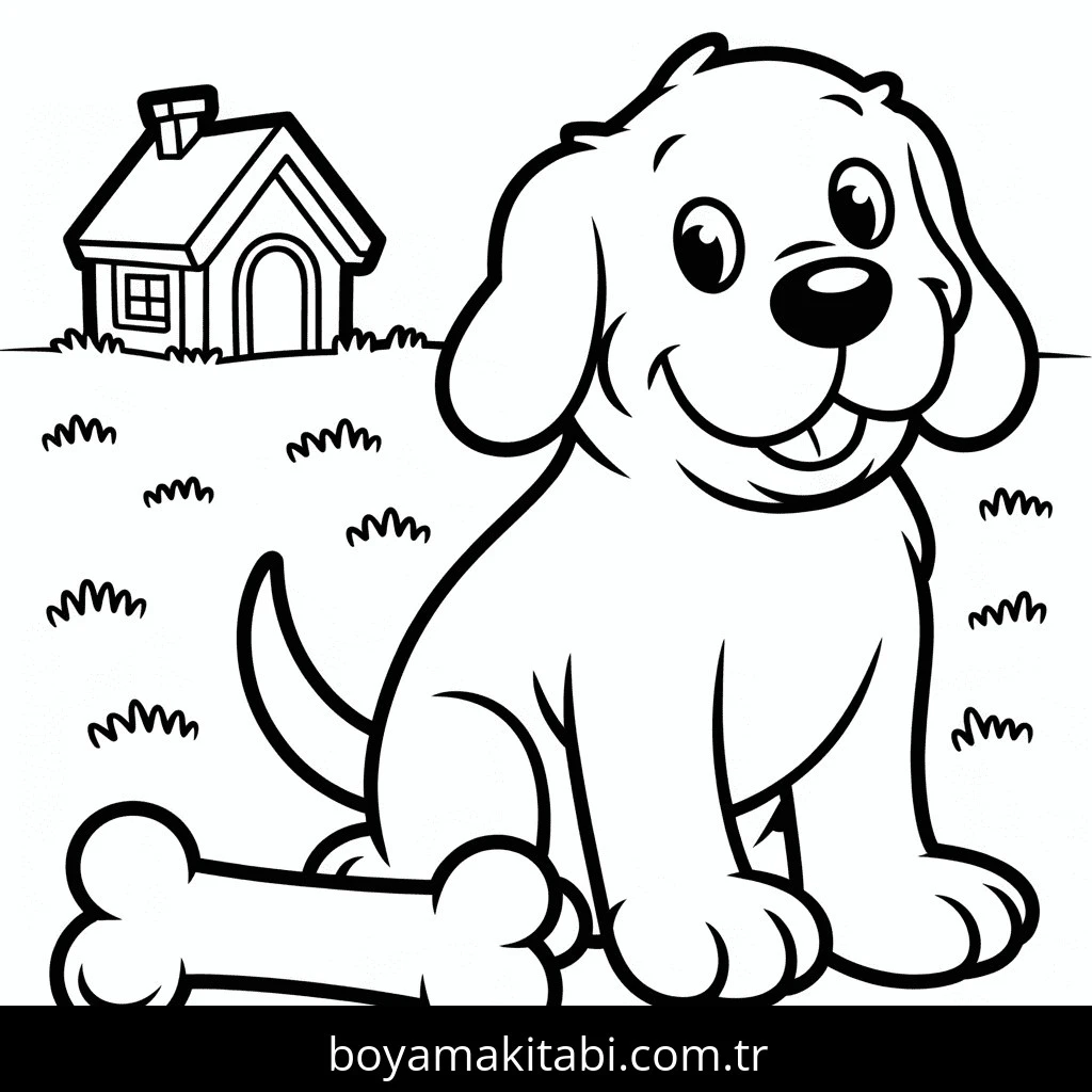Köpek boyama sayfası #758 – çocuklarla kaliteli zaman, yaratıcılığı geliştirir
