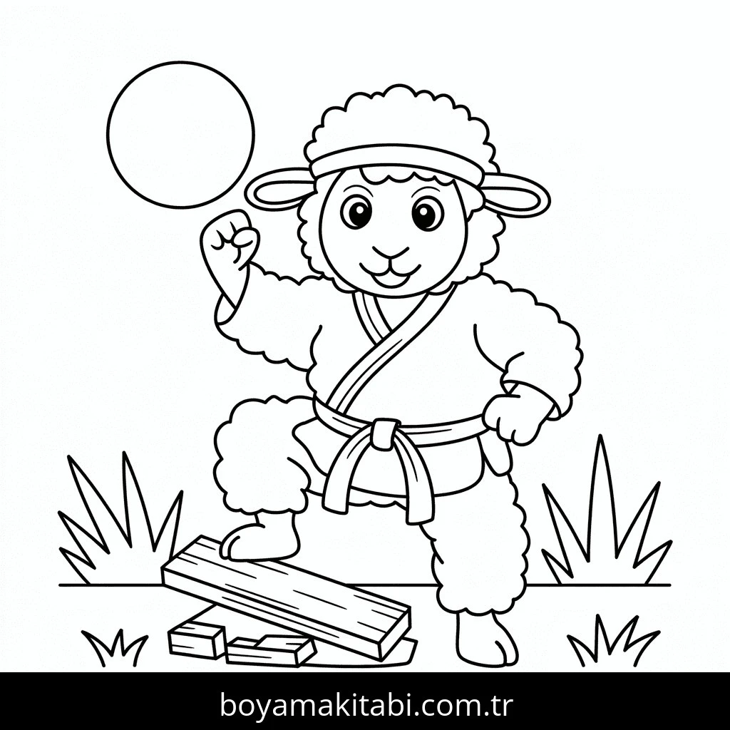 Koyunlar boyama sayfası – yaratıcılığı geliştirir, keyifli zaman
