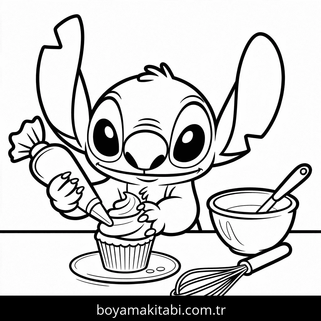Lilo & Stitch boyama sayfası – yaratıcılık, eğlenceli etkinlik