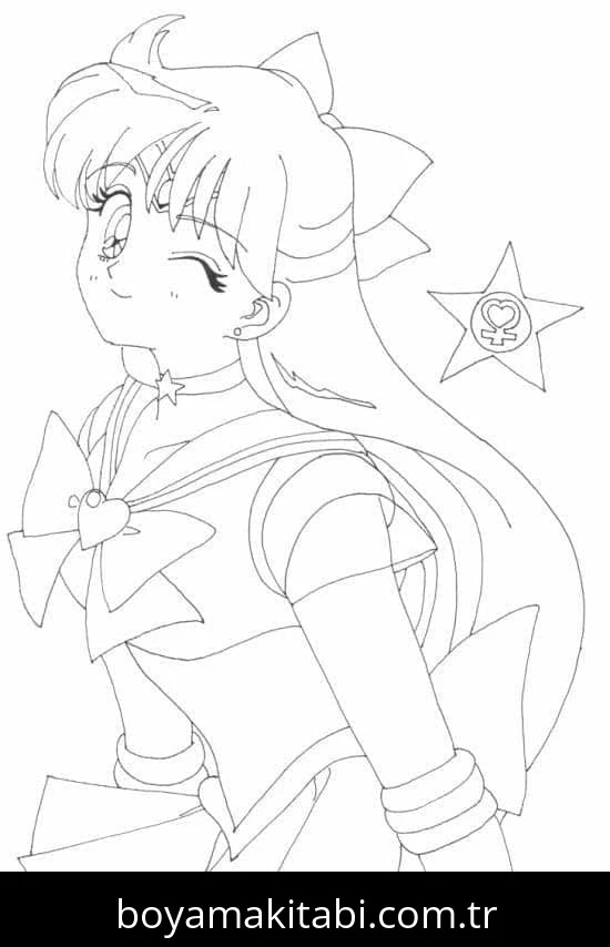 Sailor Moon boyama sayfası – ücretsiz yazdır, boyama etkinliği