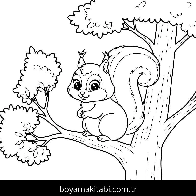 Sincap boyama sayfası – renkli çizimler, okul öncesi