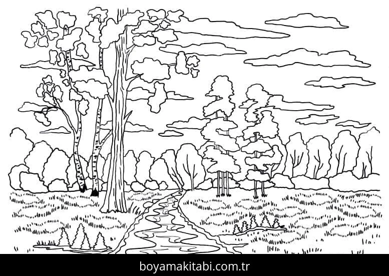 Sonbahar boyama sayfası #239 – doğum günü partisi aktivitesi, ekran süresine alternatif