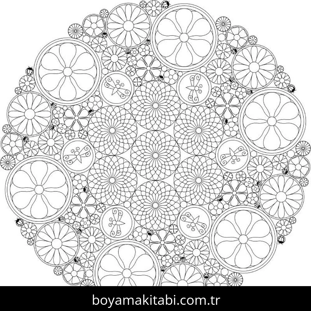 Soyut boyama sayfası – yaratıcılığı geliştirir, keyifli zaman