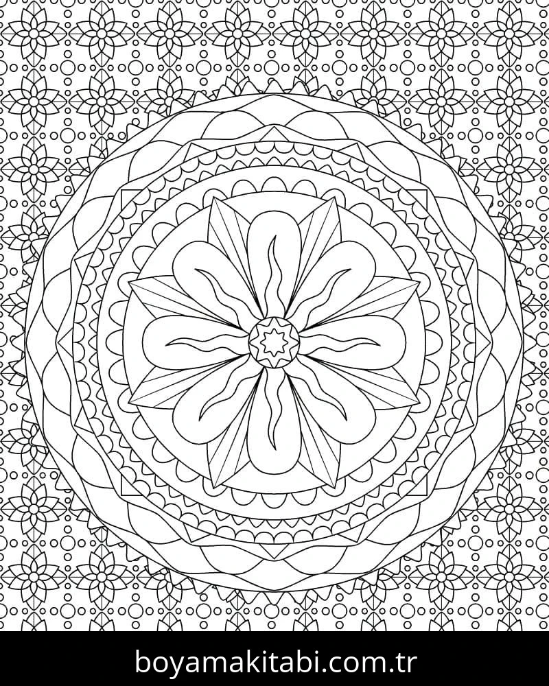 Soyut boyama sayfası – ücretsiz yazdır, boyama etkinliği