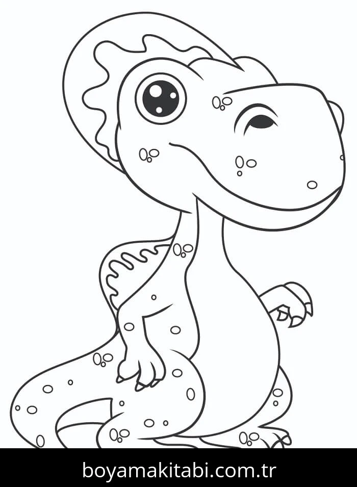 Spinosaurus boyama sayfası – evde etkinlik, ücretsiz yazdır