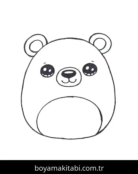 Squishmallow boyama sayfası – çocuk aktivitesi, PDF indir