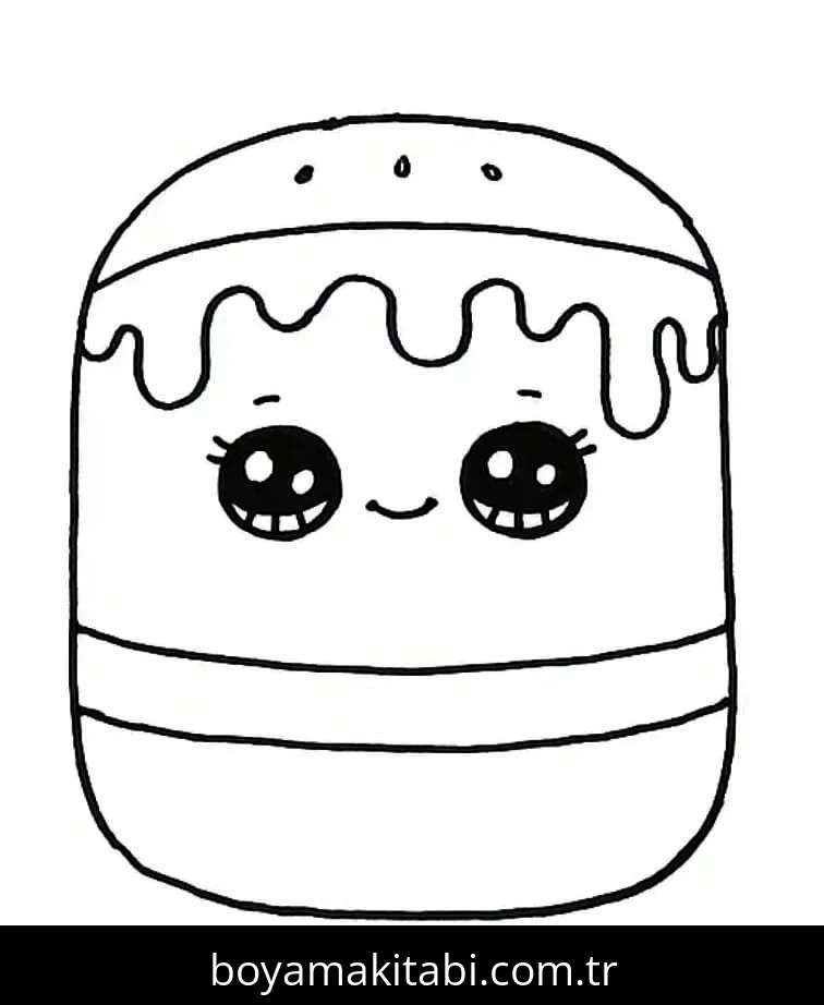 Squishmallow boyama sayfası – renkli çizimler, okul öncesi