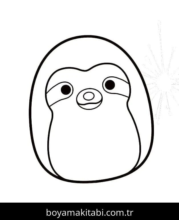 Squishmallow boyama sayfası – yaratıcılığı geliştirir, keyifli zaman