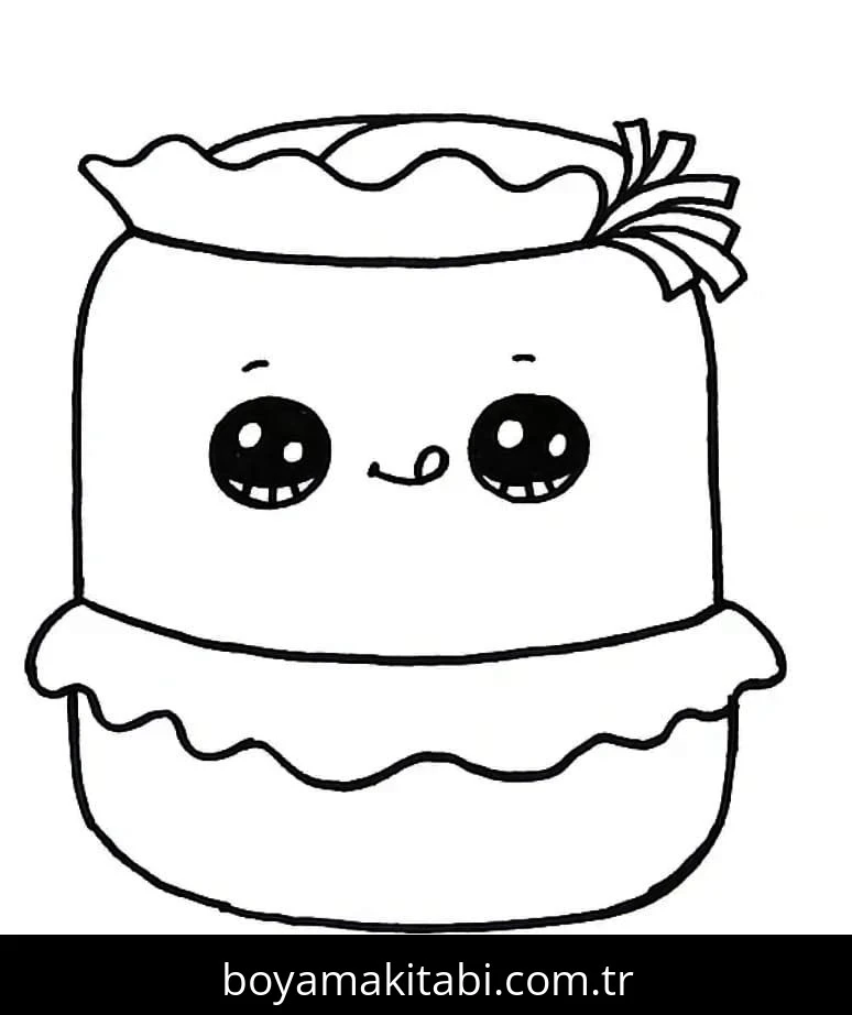 Squishmallow boyama sayfası – boyama etkinliği, çocuk aktivitesi