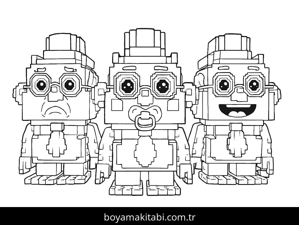 Steal a Brainrot boyama sayfası – sevimli karakter, sanatsal çalışma
