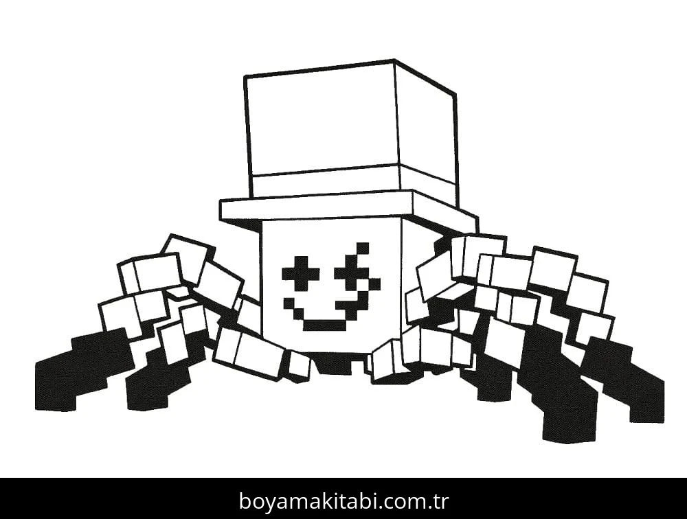 Steal a Brainrot boyama sayfası – sevimli karakter, sanatsal çalışma
