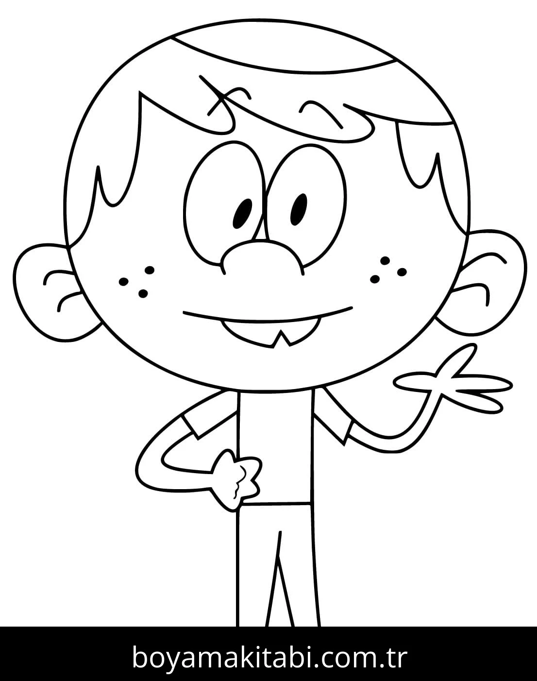 The Loud House boyama sayfası – ücretsiz yazdır, boyama etkinliği
